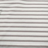 ORCIVAL ボーダー ボートネック サイズ1 Ｔシャツ カットソー ホワイト グレー レディース オーシバル/オーチバル【中古】5-0905M♪