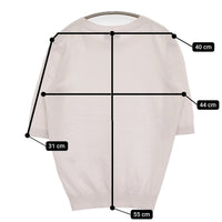 A.P.C. コットン カシミヤ混 サイズS クルーネック ニット ライトピンク レディース アーペーセー【中古】5-0809S♪