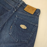 FERRE JEANS フェレ ジーンズ イタリア製 ハイウエスト ジーンズ サイズ28 デニムパンツ ブルー レディース【中古】5-1113G∞