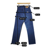 FERRE JEANS フェレ ジーンズ イタリア製 ハイウエスト ジーンズ サイズ28 デニムパンツ ブルー レディース【中古】5-1113G∞