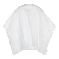 かぐれ コットンスクエアポンチョシャツ 定価13200円 GA46-23M008 ブラウス シャツ 23SS ホワイト レディース かぐれ【中古】5-0731S♪