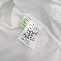 かぐれ コットンスクエアポンチョシャツ 定価13200円 GA46-23M008 ブラウス シャツ 23SS ホワイト レディース かぐれ【中古】5-0731S♪