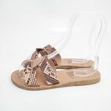 ANCIENT GREEK SANDALS パイソン サイズ35 サンダル ベージュ レディース エンシェントグリークサンダルズ【中古】5-0802S◎