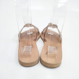 ANCIENT GREEK SANDALS パイソン サイズ35 サンダル ベージュ レディース エンシェントグリークサンダルズ【中古】5-0802S◎