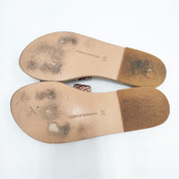 ANCIENT GREEK SANDALS パイソン サイズ35 サンダル ベージュ レディース エンシェントグリークサンダルズ【中古】5-0802S◎