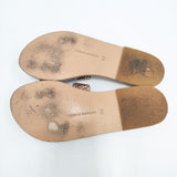 ANCIENT GREEK SANDALS パイソン サイズ35 サンダル ベージュ レディース エンシェントグリークサンダルズ【中古】5-0802S◎