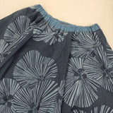 Pal'las Palace 藍染 花柄 インディゴ スカート ネイビー レディース パラスパレス【中古】5-1113M∞