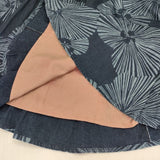 Pal'las Palace 藍染 花柄 インディゴ スカート ネイビー レディース パラスパレス【中古】5-1113M∞