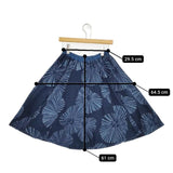 Pal'las Palace 藍染 花柄 インディゴ スカート ネイビー レディース パラスパレス【中古】5-1113M∞