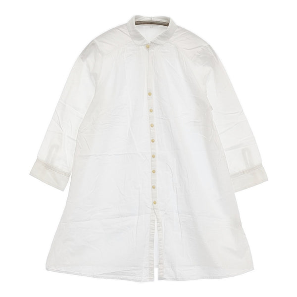 Pal'las Palace コットン ギャザー サイズ0 ブラウス シャツ ホワイト レディース パラスパレス【中古】5-1014M♪