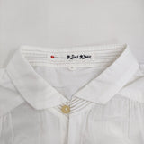 Pal'las Palace コットン ギャザー サイズ0 ブラウス シャツ ホワイト レディース パラスパレス【中古】5-1014M♪