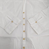 Pal'las Palace コットン ギャザー サイズ0 ブラウス シャツ ホワイト レディース パラスパレス【中古】5-1014M♪