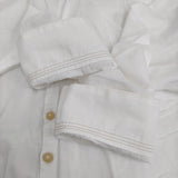 Pal'las Palace コットン ギャザー サイズ0 ブラウス シャツ ホワイト レディース パラスパレス【中古】5-1014M♪