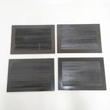 大館工芸社 オオダテコウゲイシャ 未使用 秋田杉 取り皿 4枚セット 皿 ブラック レディース【中古】5-1108G◎