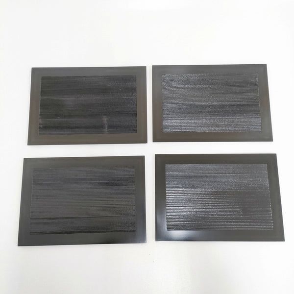 大館工芸社 オオダテコウゲイシャ 未使用 秋田杉 取り皿 4枚セット 皿 ブラック レディース【中古】5-1108G◎