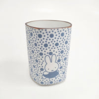miffy ミッフィー 未使用 和小紋 五画湯 小皿 セット 霞小紋 さくら 皿 ホワイト ブルー レディース【中古】5-0915G◎