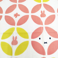 miffy ミッフィー 未使用 フラワーミッフィー かまわぬ 手ぬぐい 2枚セット 市松 七宝 その他小物 ホワイト 多色 レディース【中古】5-0915G◎