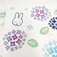 miffy ミッフィー 未使用 フラワーミッフィー かまわぬ 手ぬぐい 2枚セット その他小物 ホワイト レッド レディース【中古】5-0915G◎