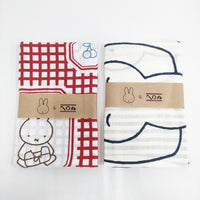 miffy ミッフィー 未使用 かまわぬ 手ぬぐい 2枚セット その他小物 ホワイト 多色 レディース【中古】5-0915G◎