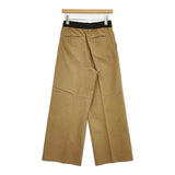 ASTRAET コットンリネン パンツ キャメル レディース アストラット【中古】5-1113G∞