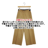 ASTRAET コットンリネン パンツ キャメル レディース アストラット【中古】5-1113G∞