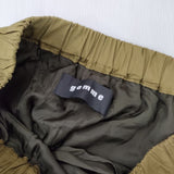 gomme コットン コクーン ロングスカート カーキ レディース ゴム【中古】5-1113M∞