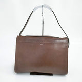 A.P.C. 牛革 レザー ショルダーバッグ ブラウン レディース アーペーセー【中古】5-1015G∞