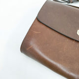 A.P.C. 牛革 レザー ショルダーバッグ ブラウン レディース アーペーセー【中古】5-1015G∞