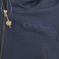 Teton Bros. ティートンブロス WS Glacier Hoody グレイシャーフーディ 定価30800円 ソフトシェルジャケット ネイビー レディース【中古】5-0731M♪