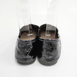 Recipe ビットローファー エナメル 24.5cm ローファー ブラック レディース レシピ【中古】5-1127G◎