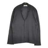 evam eva E241K088 コットンナイロン ニット ジャケット 24SS グレー レディース エヴァムエヴァ【中古】5-1113M∞