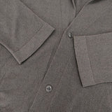 evam eva E241K088 コットンナイロン ニット ジャケット 24SS グレー レディース エヴァムエヴァ【中古】5-1113M∞