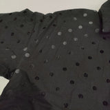 fig London cloud coat クラウドコート ドット フロッキー yoru EVO DOWN コート ブラック レディース フィグロンドン【中古】5-1103T♪