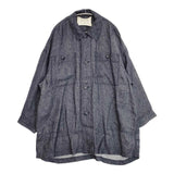 fig London リネン カバーオール オーバーサイズ ジャケット ネイビー レディース フィグロンドン【中古】5-1113M∞