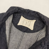 fig London リネン カバーオール オーバーサイズ ジャケット ネイビー レディース フィグロンドン【中古】5-1113M∞