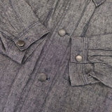 fig London リネン カバーオール オーバーサイズ ジャケット ネイビー レディース フィグロンドン【中古】5-1113M∞