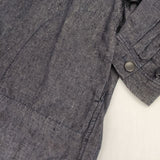 fig London リネン カバーオール オーバーサイズ ジャケット ネイビー レディース フィグロンドン【中古】5-1113M∞