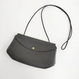 HAU pochette clutch ポシェット クラッチ レザー ショルダーバッグ ブラック レディース ハウ【中古】5-1015G∞