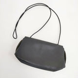 HAU pochette clutch ポシェット クラッチ レザー ショルダーバッグ ブラック レディース ハウ【中古】5-1015G∞