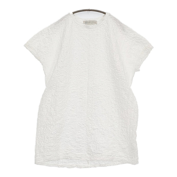 Midi-umi jacquard tunic one piece 定価13970円 2-759900 ジャカードチュニックワンピース 25SS ホワイト レディース ミディウミ【中古】5-0731S♪