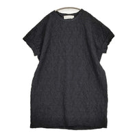 Midi-umi jacquard tunic one piece 定価13970円 2-759900 ジャカードチュニックワンピース 25SS ブラック レディース ミディウミ【中古】5-0731S♪