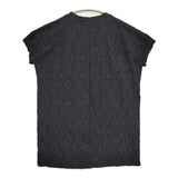 Midi-umi jacquard tunic one piece 定価13970円 2-759900 ジャカードチュニックワンピース 25SS ブラック レディース ミディウミ【中古】5-0731S♪