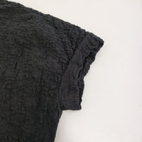Midi-umi jacquard tunic one piece 定価13970円 2-759900 ジャカードチュニックワンピース 25SS ブラック レディース ミディウミ【中古】5-0731S♪