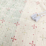 Ichi Antiquites ヴィンテージラリーキルトバッグ 刺し子 定価12100円 25SS イエロー グリーン レディース イチアンティークス【中古】5-0731G♪