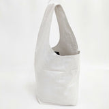 pot pourri コットンリネン エダムバッグ ポプリ企画 トートバッグ オフホワイト レディース ポプリ【中古】5-1015G∞