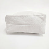 pot pourri コットンリネン エダムバッグ ポプリ企画 トートバッグ オフホワイト レディース ポプリ【中古】5-1015G∞