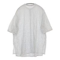 pot pourri ネアチュニック 定価19800円 ポプリ企画 16177 チェック ブラウス 25SS ホワイト ブラック レディース ポプリ【中古】5-0731S♪