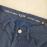 45R/45rpm ゴマデニムの908ペインター 定価27500円 サイズ1 デニムパンツ ブルー レディース フォーティーファイブアールピーエム【中古】5-1113G∞