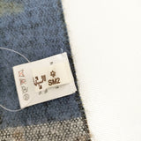 SM2 Samansa Mos2 大判 マフラー ストール カーキ ブルー レディース サマンサモスモス【中古】5-1111T◎