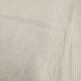 fog linen work リネン Vネック ストライプ 半袖Ｔシャツ カットソー ライトベージュ レディース フォグリネンワーク【中古】5-0809S♪